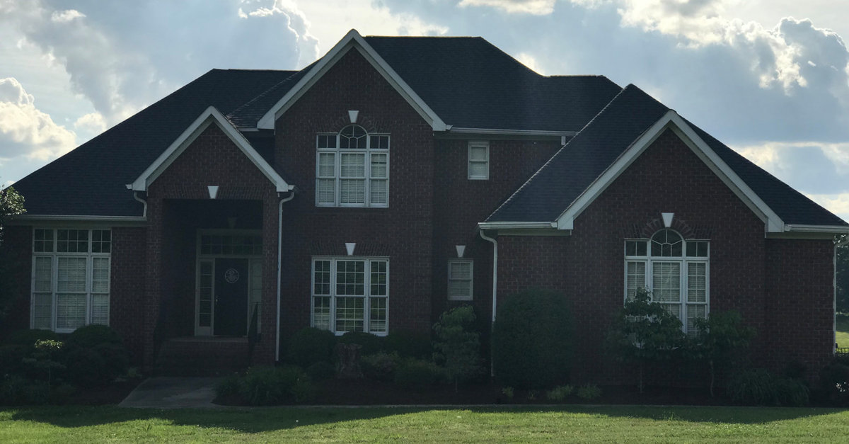 New CertainTeed Landmark Moire Black architectural shingle roof replacement by MCI Roofing